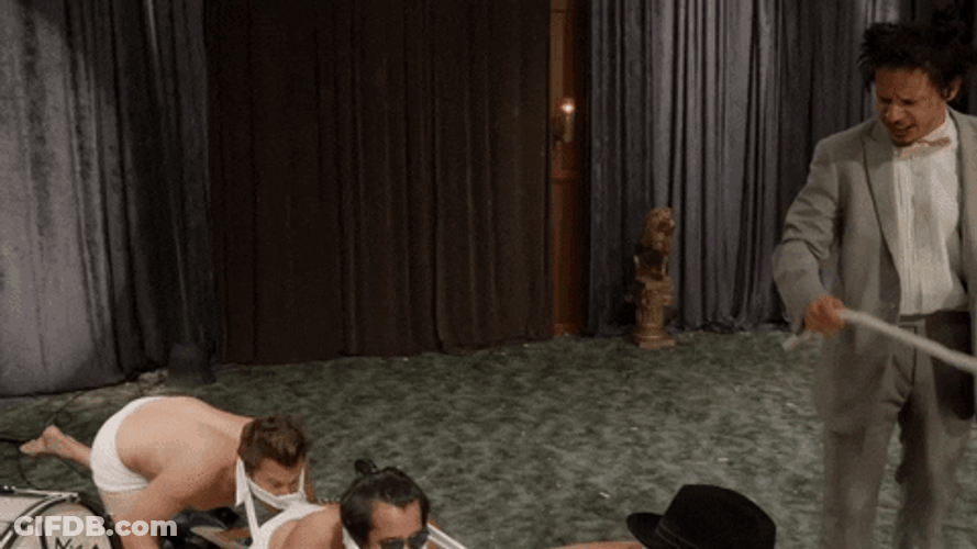 Eric Andre Let Me In Human Centipede GIF