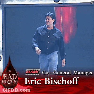 Eric Bischoff Co-General Manager Bad Blood GIF