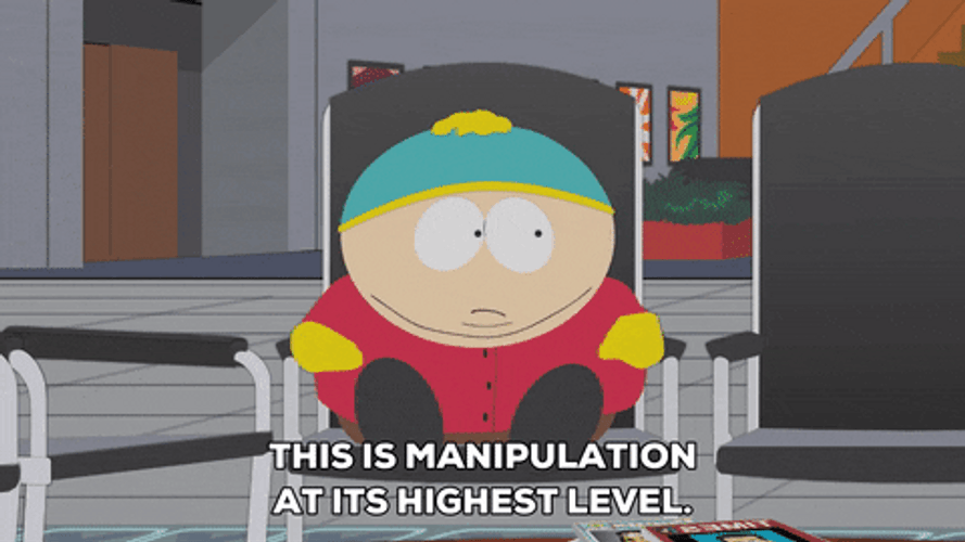 Eric Cartman Angry Chairman GIF