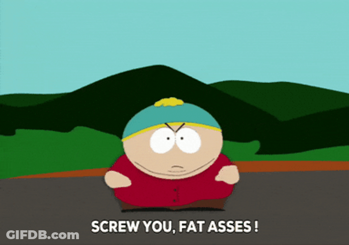 Eric Cartman Angry Coughing GIF