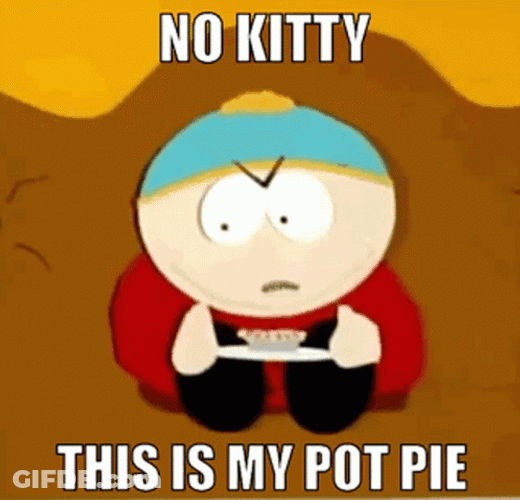 Eric Cartman Arguing With Kitty GIF
