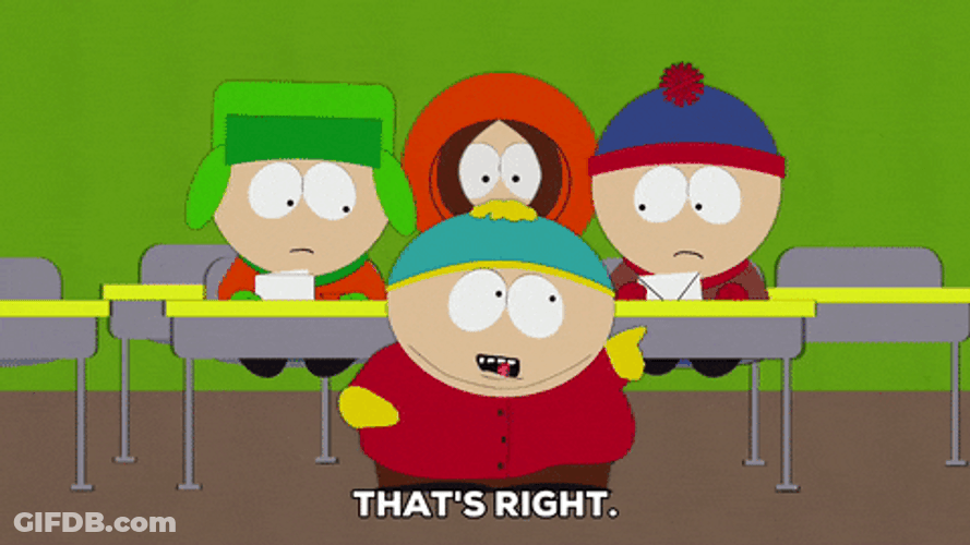 Eric Cartman Birthday Singing GIF