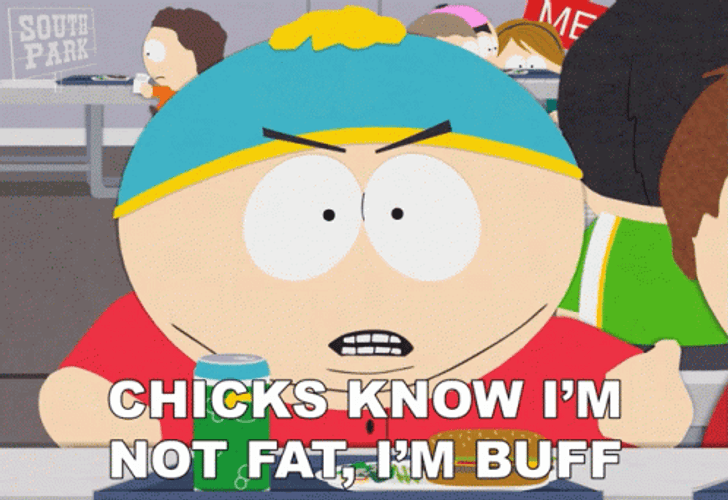 Eric Cartman Buff List GIF