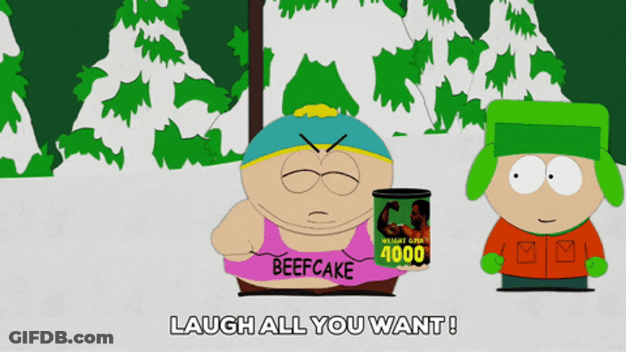 Eric Cartman Buff Weight Gain GIF