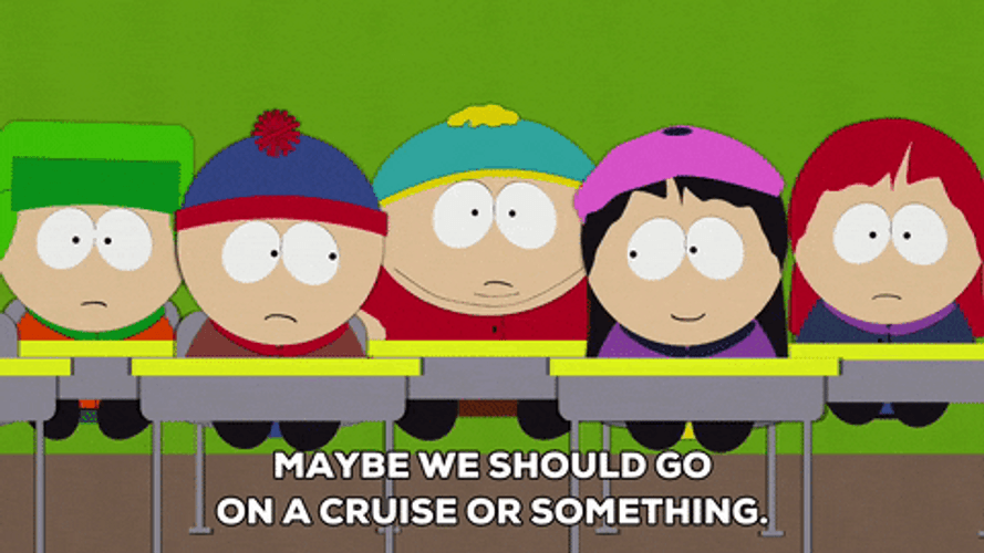Eric Cartman Cruise Wendy Testaburger GIF