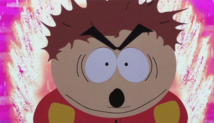 Eric Cartman Electrified Super Saiyan GIF