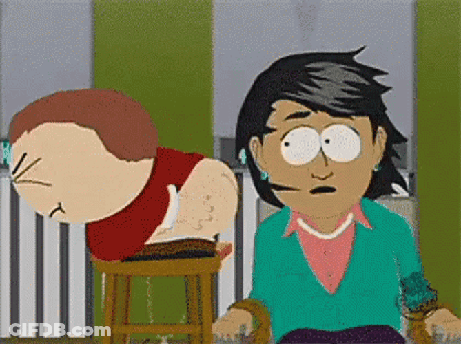 Eric Cartman Face Fart Torture GIF