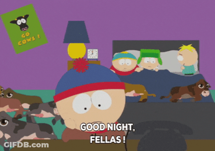Eric Cartman Friends Sleepover GIF