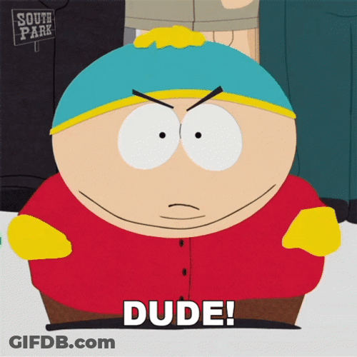 Eric Cartman Frustrated Dude GIF