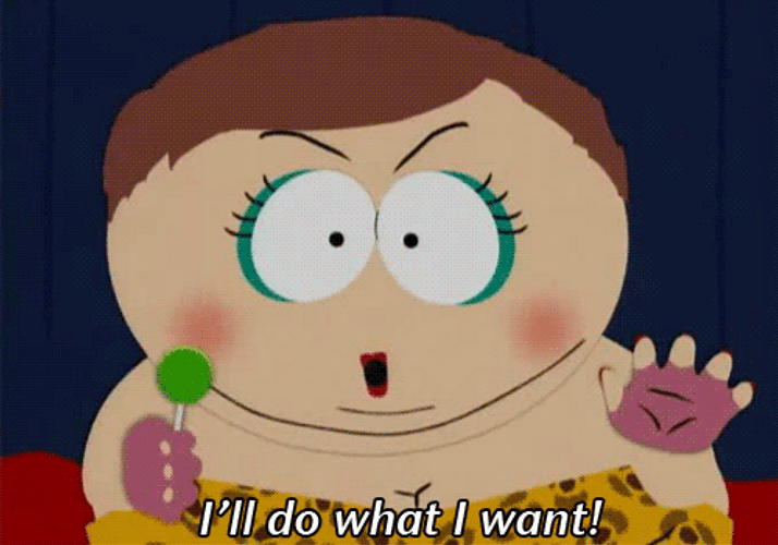 Eric Cartman I Do What I Want GIF