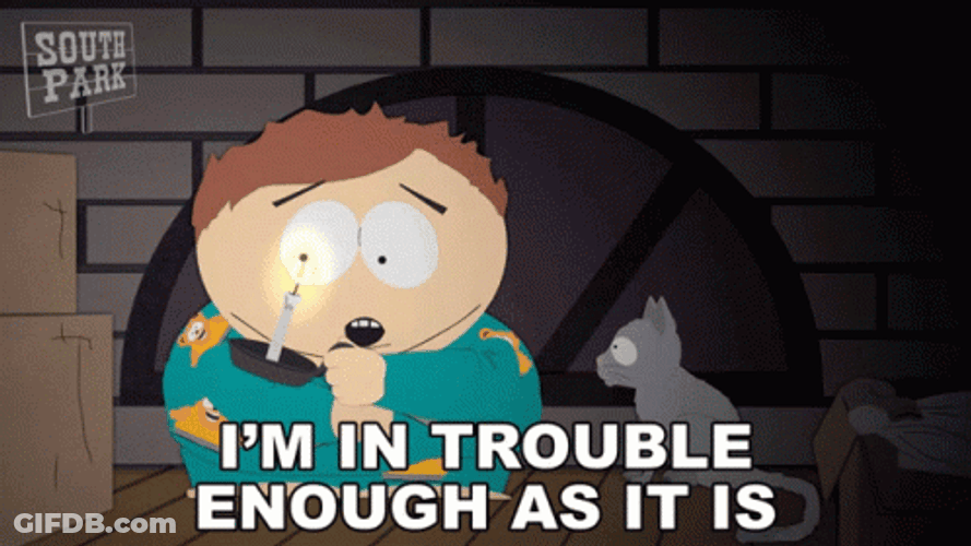 Eric Cartman Just When I Thought I Was Out GIF