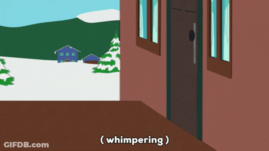 Eric Cartman Kicked Out Of House GIF
