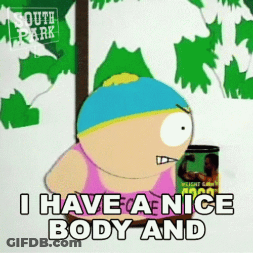 Eric Cartman Nice Body Show Off GIF