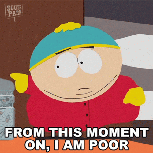Eric Cartman No Money GIF