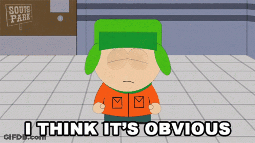 Eric Cartman Obviously South Park GIF
