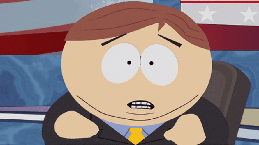 Eric Cartman Reporting GIF
