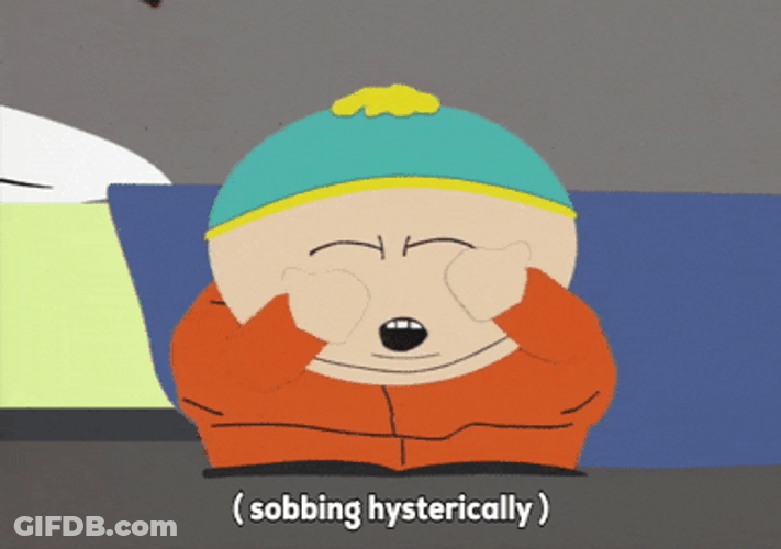 Eric Cartman Sad Crying GIF