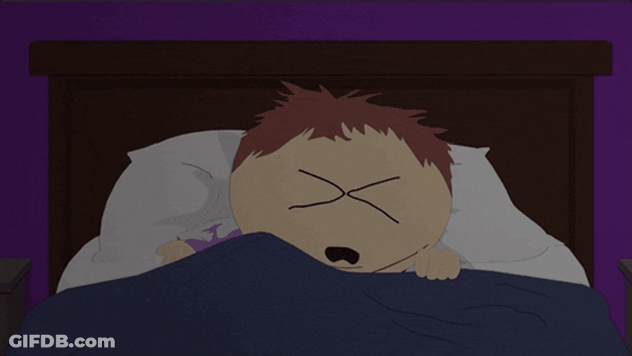 Eric Cartman Scared Nightmare GIF