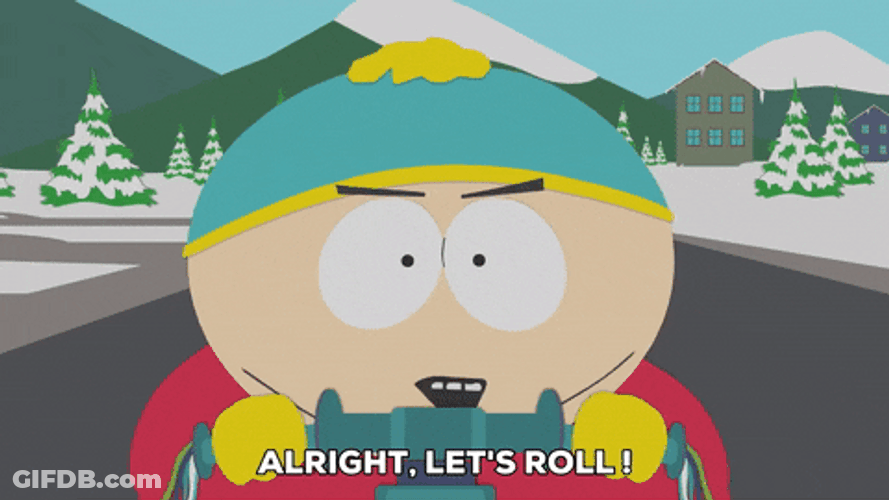 Eric Man On Cycle Alright Lets Roll GIF