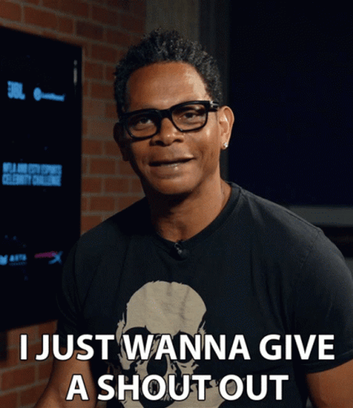 Erick Davis Just Wanna Give A Shout Out GIF
