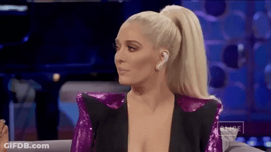 Erika Jayne Shaking Head Eye Roll GIF