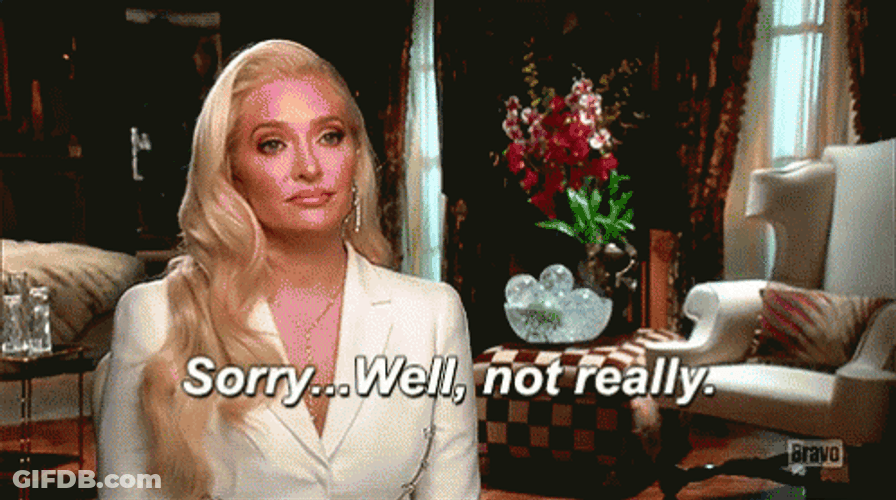 Erika Jayne Sorry Not Sorry GIF
