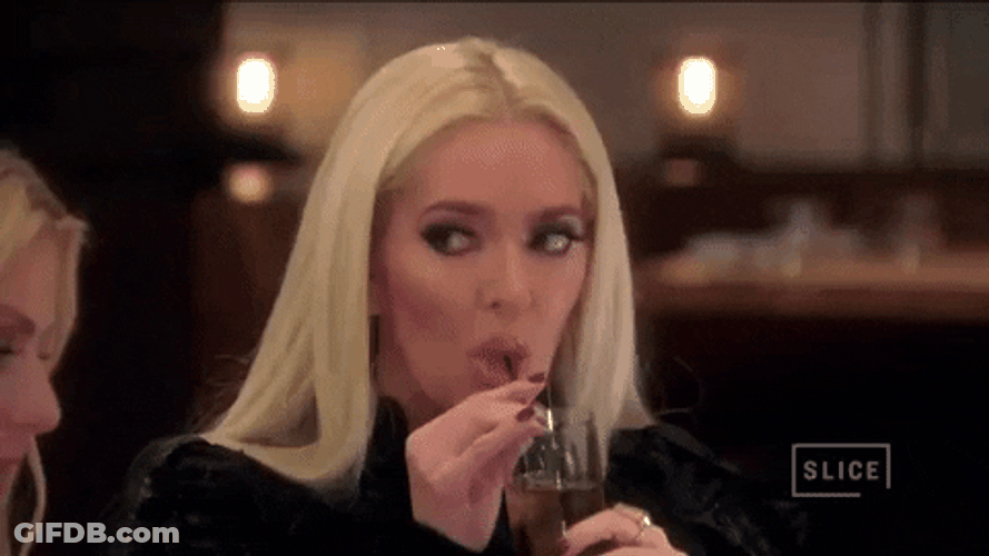 Erika Jayne Taunting Side Eye GIF