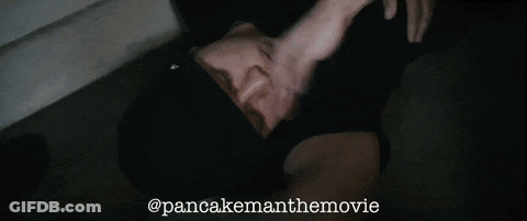 Erland Jiang Text On Red Pink Stripes GIF