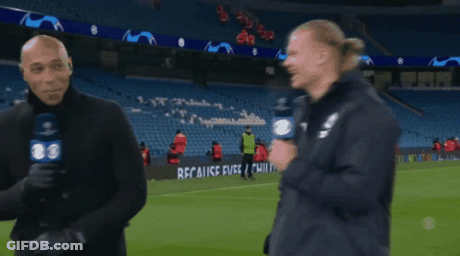 Erling Haaland And Thierry Henry GIF
