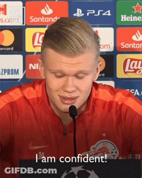 Erling Haaland Im Confident GIF