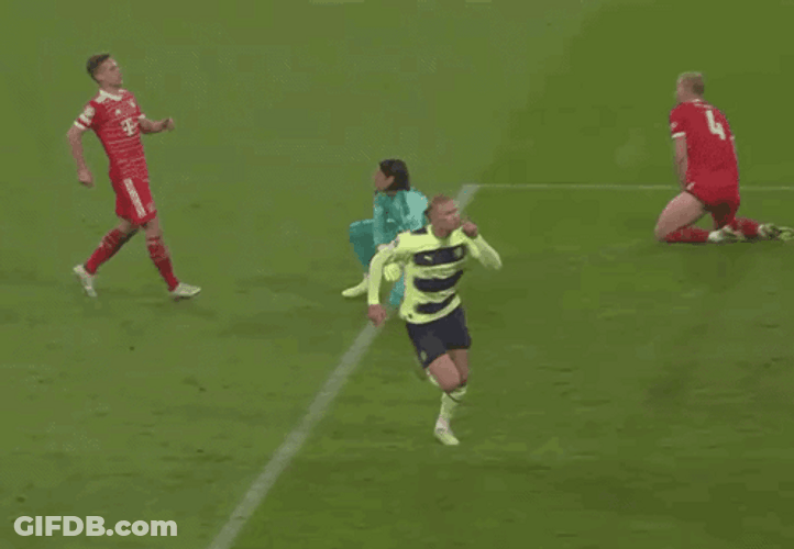 Erling Haaland Kiss Finger GIF
