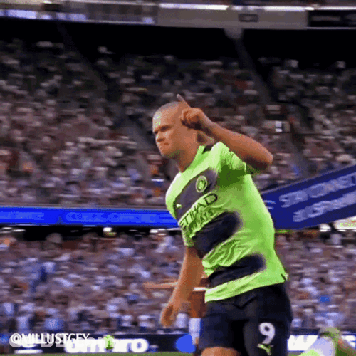 Erling Haaland Man City GIF