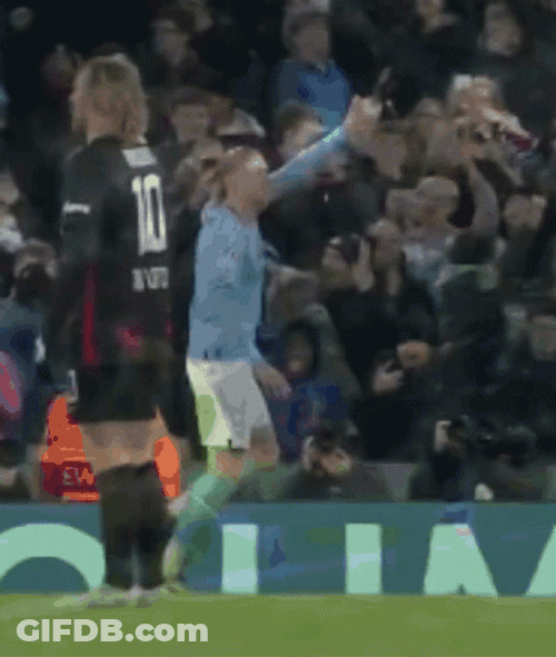 Erling Haaland Waving GIF