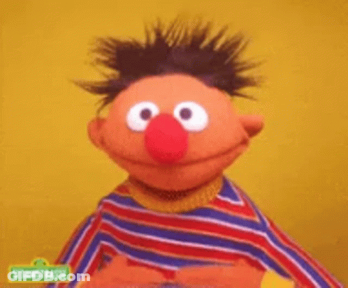 Ernie From Sesame Street Giving Thumbs Up GIF