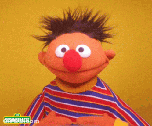 Ernie From Sesamstrasse Giving Thumbs Up GIF