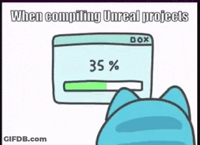 Error Bug Cat Smash Loading Projects GIF