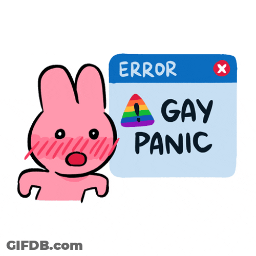 Error Gay Panic LGBT GIF