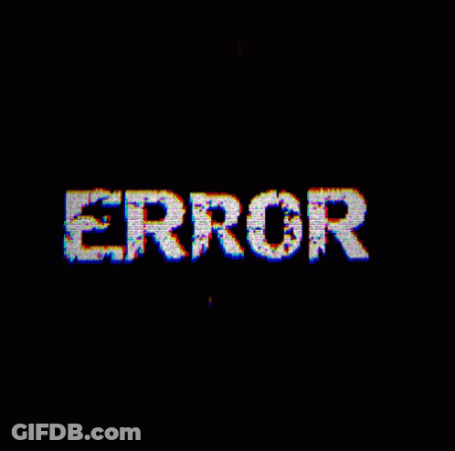 Error Glitch Effect GIF