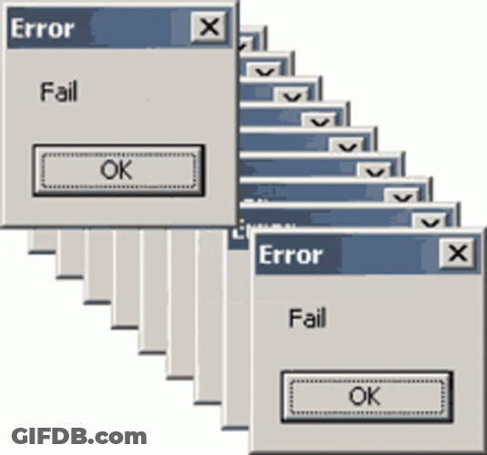 Error Multiple Tabs Fail GIF