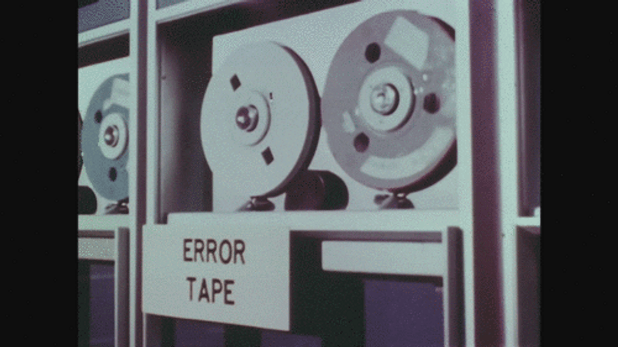 Error Tape Film Recording GIF