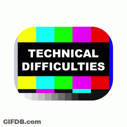 Error Technical Difficulties Color Bars GIF