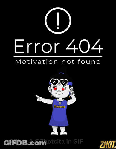 Error Written In White On Black Background GIF