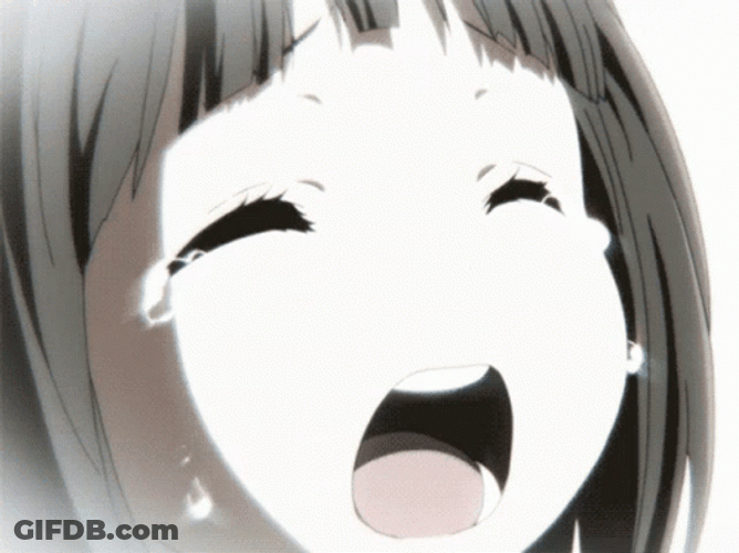 Eru Chitanda Animated Crying GIF