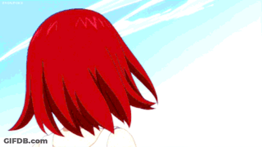 Erza Scarlet Titania Age Transformation GIF