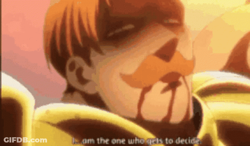 Escanor Im The One Who Get Decide GIF