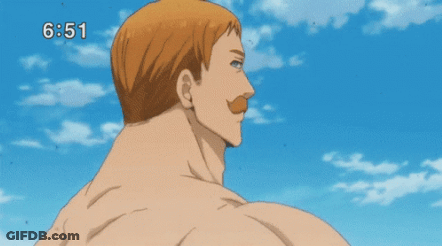 Escanor Power Jump Goodbye GIF