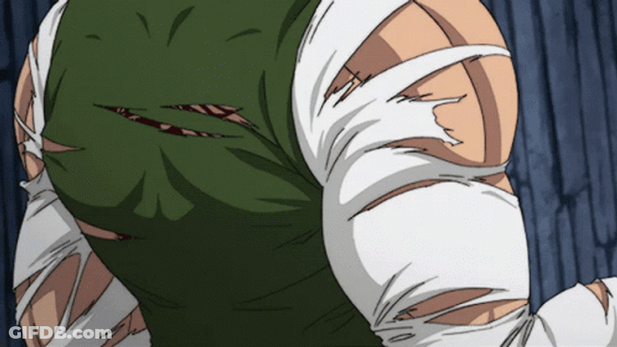 Escanor Shows The Tattoo In The Back GIF