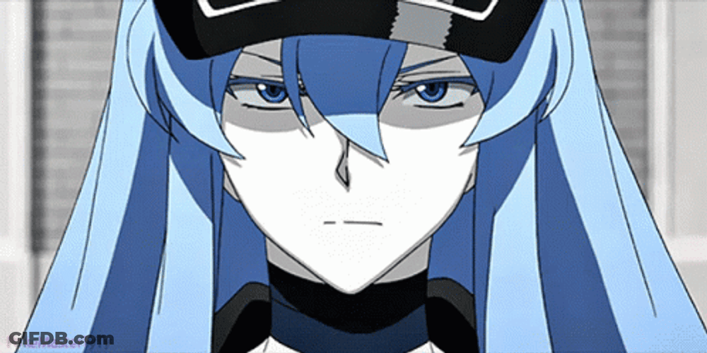 Esdeath Angry Clench Fist GIF