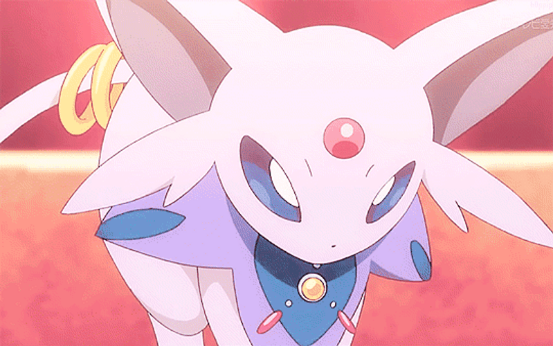 Espeon Summons Pink Dragon GIF
