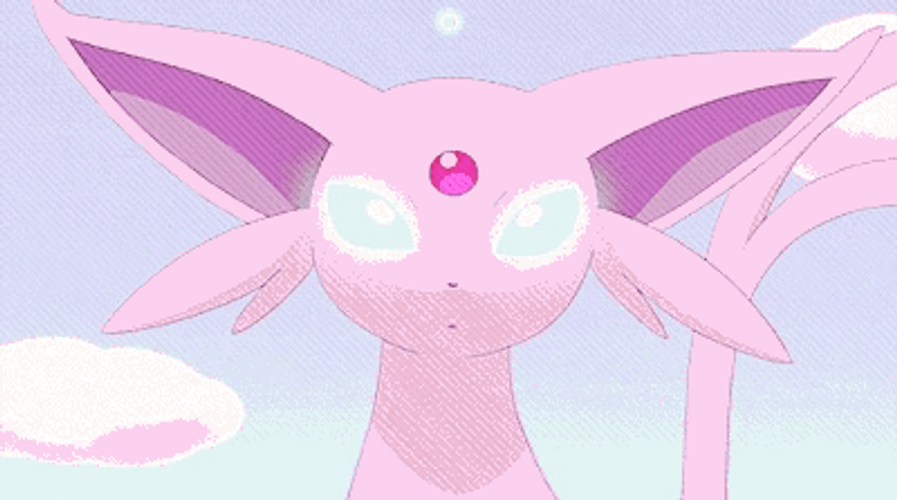 Espeon Transforms Back To Normal GIF